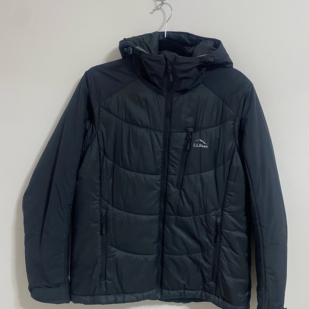 L.L. Bean Women’s Primaloft Puffer Jacket in Black
